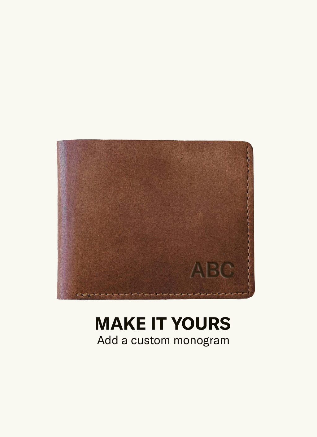Leder Bifold Portemonnaie