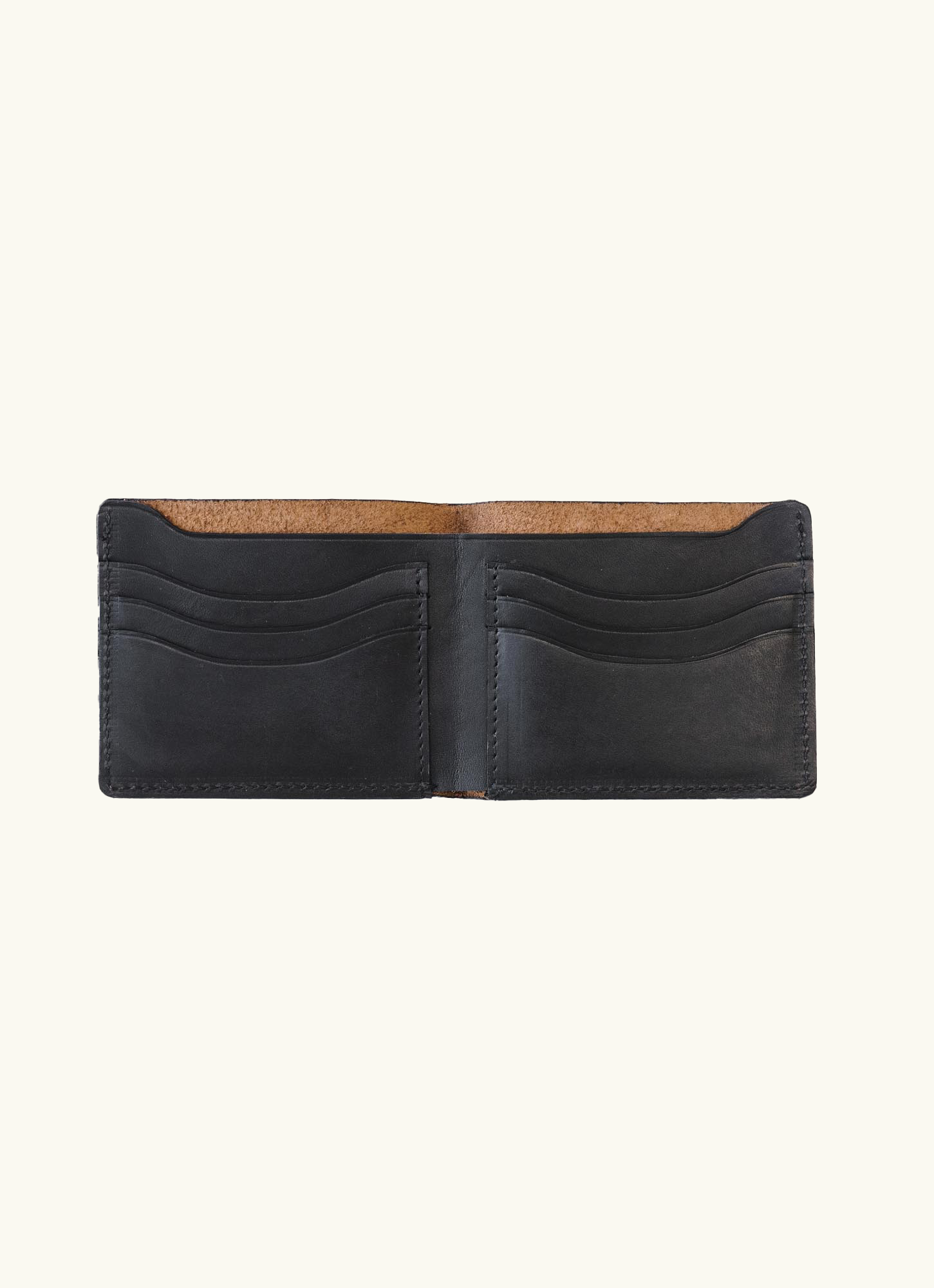 Leder Bifold Portemonnaie
