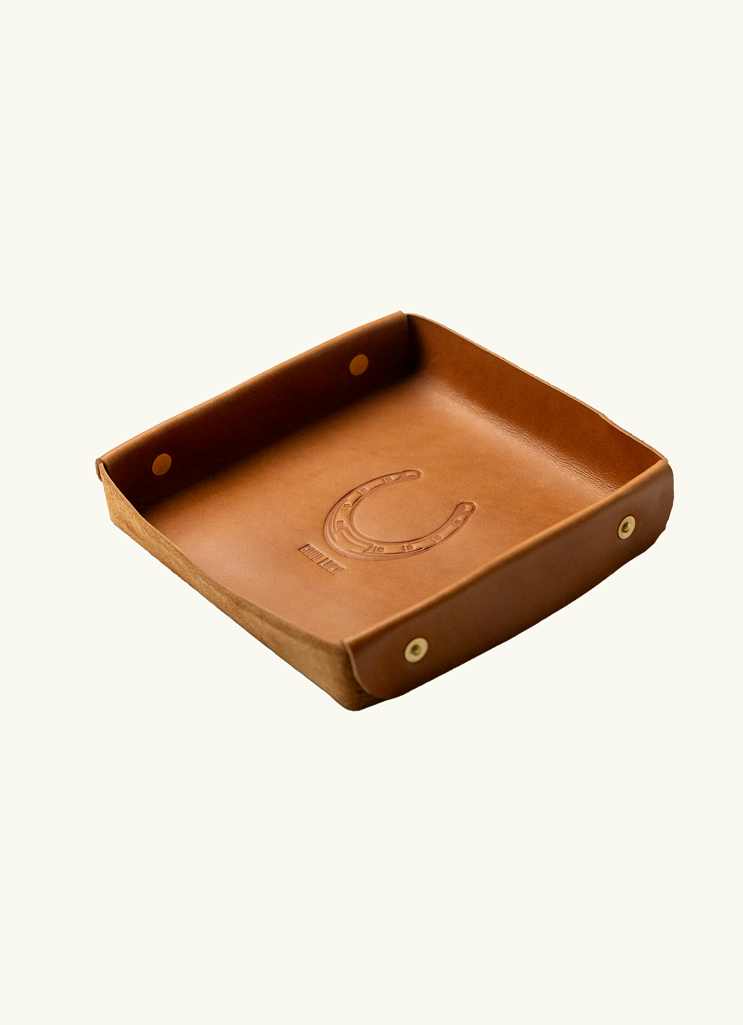 Leder Valet Tray