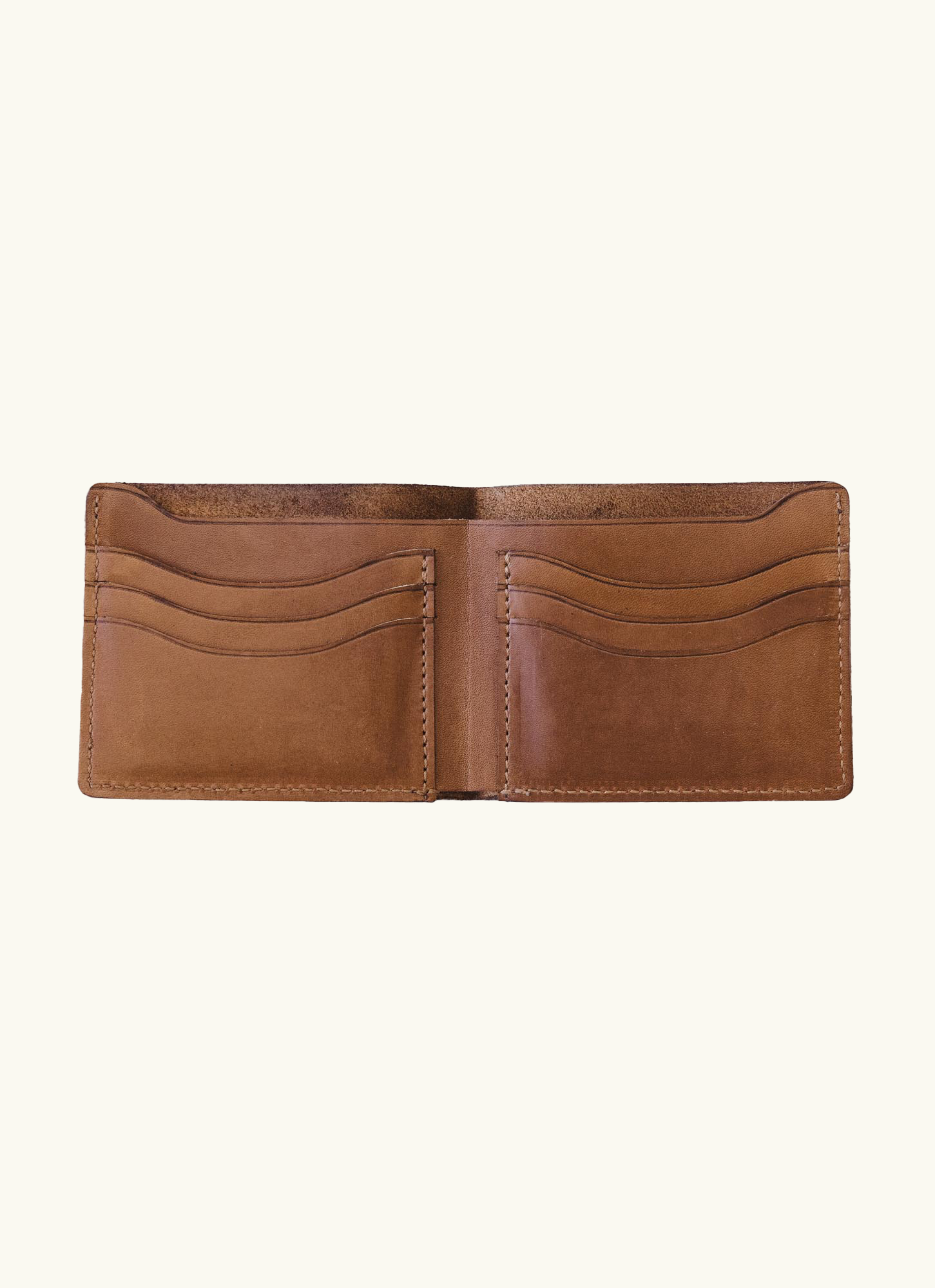 Leder Bifold Portemonnaie